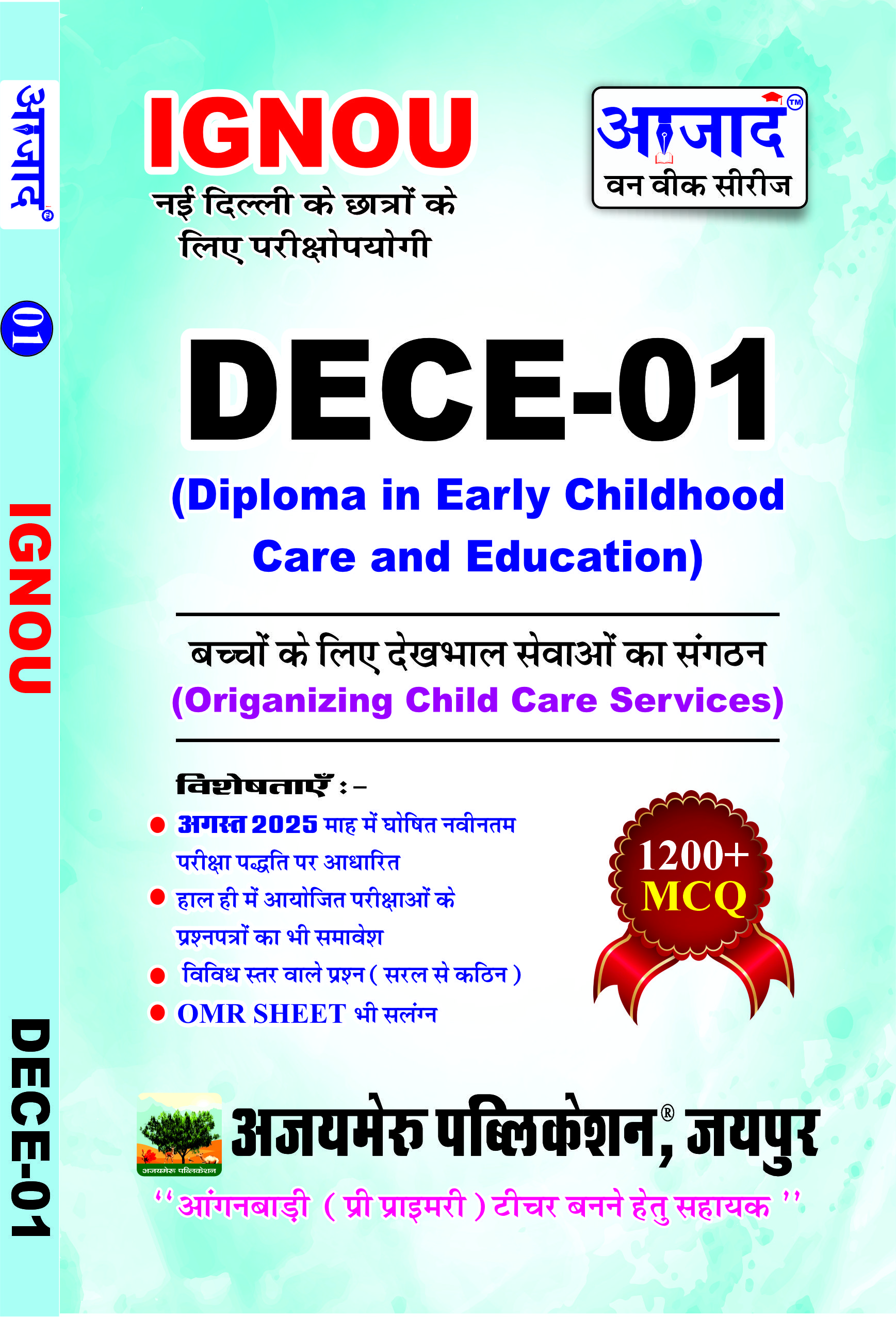 बच्चों के लिए देखभाल सेवाओं का संगठन [Organizing child care services] (DECE -01)